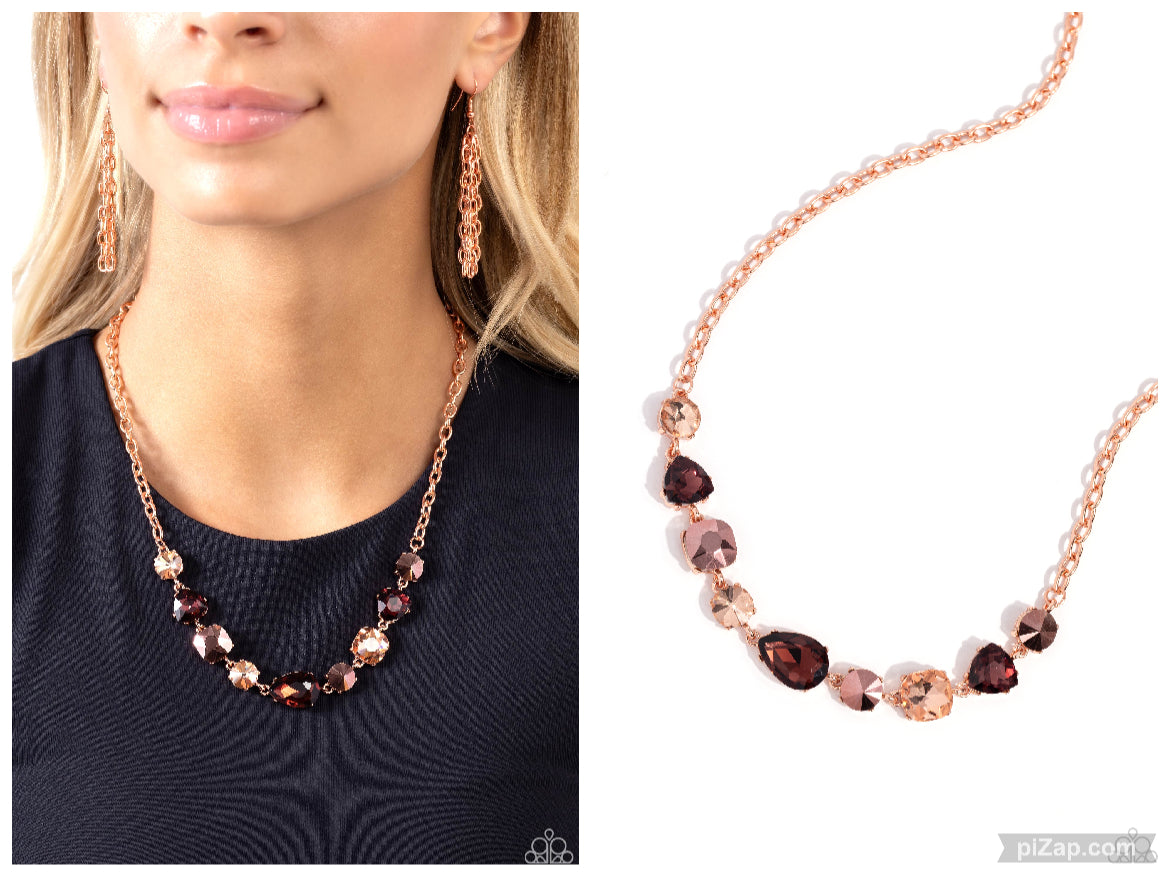 Paparazzi Accessories - Simple Sheen - Copper Necklace