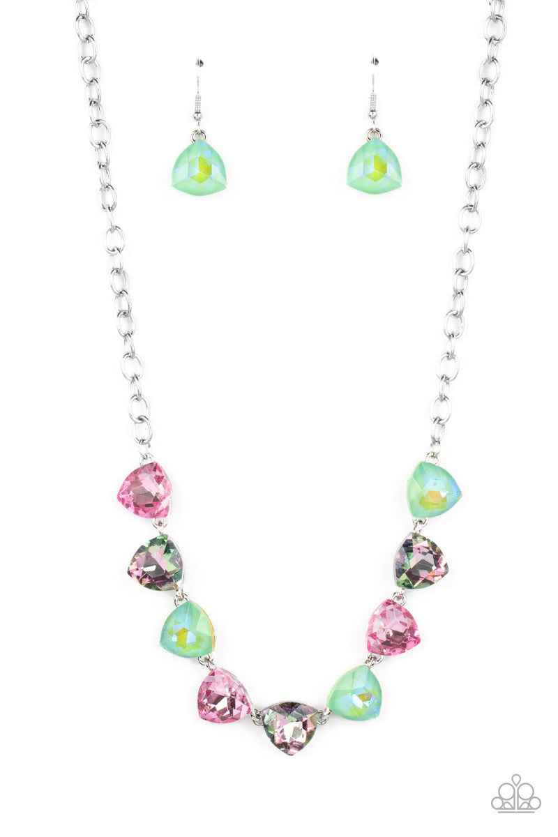 A dazzling distraction on sale green necklace