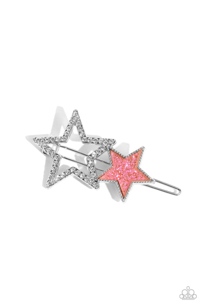 Stellar Shine - Pink Hair Clip