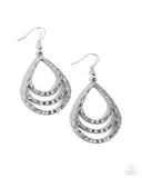 Sojourn Shimmer - White Earring