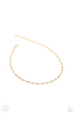 Cupid Catwalk - Gold Choker