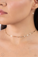 Cupid Catwalk - Gold Choker