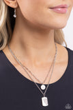 Half of My Heart - White Necklace