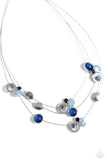 Affectionate Array - Blue Necklace