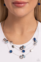 Affectionate Array - Blue Necklace