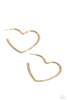 Summer Sweethearts - Gold Hoop Earring