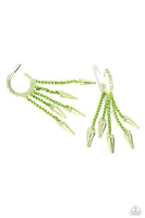 Piquant Punk - Green Hoop Earring