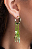 Piquant Punk - Green Hoop Earring