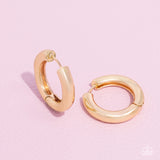 The New Classic - Gold Hinge Hoop Earring