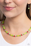 Beaded Beginner - Green Necklace