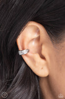 Serrated Season - Silver Cuff Earring