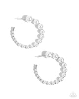 Candidate Class - White Hoop Earring