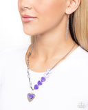 HEART Of The Movement - Purple Necklace