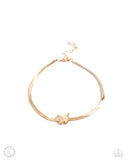 A FLIGHT-ing Chance - Gold Anklet