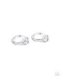 High Nobility - White Hinge Hoop Earring