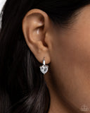 High Nobility - White Hinge Hoop Earring