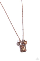 Antiqued Admiration - Copper Necklace