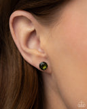 Breathtaking Birthstone - Green Post Earring