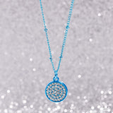 Bejeweled Basic - Blue Necklace