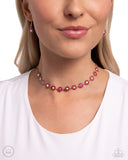 Floral Falsetto - Red Choker