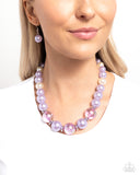 Just Another PEARL - Purple Necklace