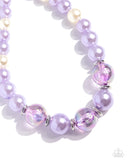 Just Another PEARL - Purple Necklace