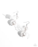 Elegance Ease - White Earring
