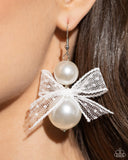 Elegance Ease - White Earring