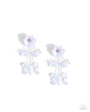 Floral Future - White Post Earring