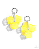 Glassy Garden - Yellow Post Earring