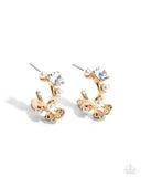 Dazzling Daydream - Gold Hoop Earring