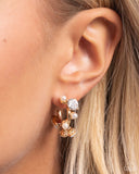 Dazzling Daydream - Gold Hoop Earring