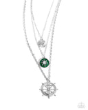 Anchor Arrangement - Green Necklace