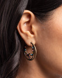 Sympathetic Sweetheart - Brass Hoop Earring