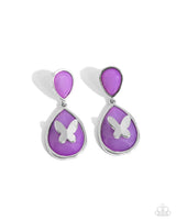 BRIGHT This Sway - Purple Post Earring