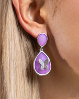 BRIGHT This Sway - Purple Post Earring