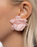 Tulle Twist - Pink Post Earring