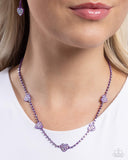 Homecoming Hearts - Purple Necklace