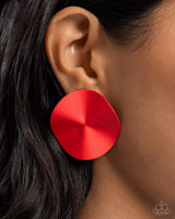 Moody Masterpiece - Red Post Earring