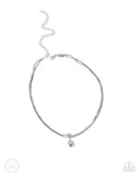 Teeming Teardrop - Silver Choker