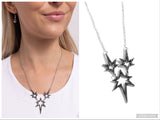 Explosive Exhibit - Silver Necklace