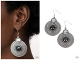 Terra Throwdown - Black Earring