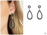 Regal Revival - Black Post Earring