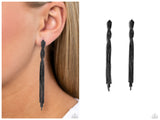 Ropin Rodeo Queen - Black Post Earring
