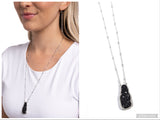 Set to Stun - Black Necklace