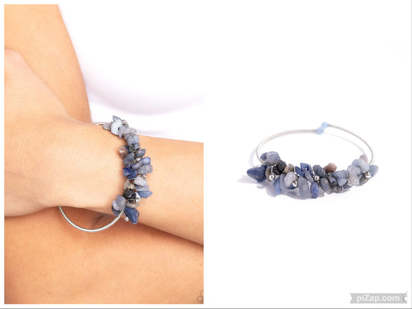 Dainty Deconstruction - Blue Bracelet