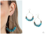 Hawaiian Kiss - Blue Earring