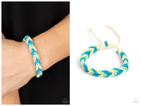 Born to Travel - Blue Bracelet