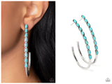 Artisan Soul - Blue Hoop Earring