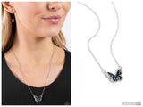 Seize the Smolder - Blue Necklace